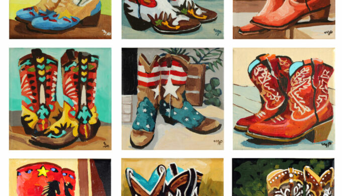 9 boot paintings